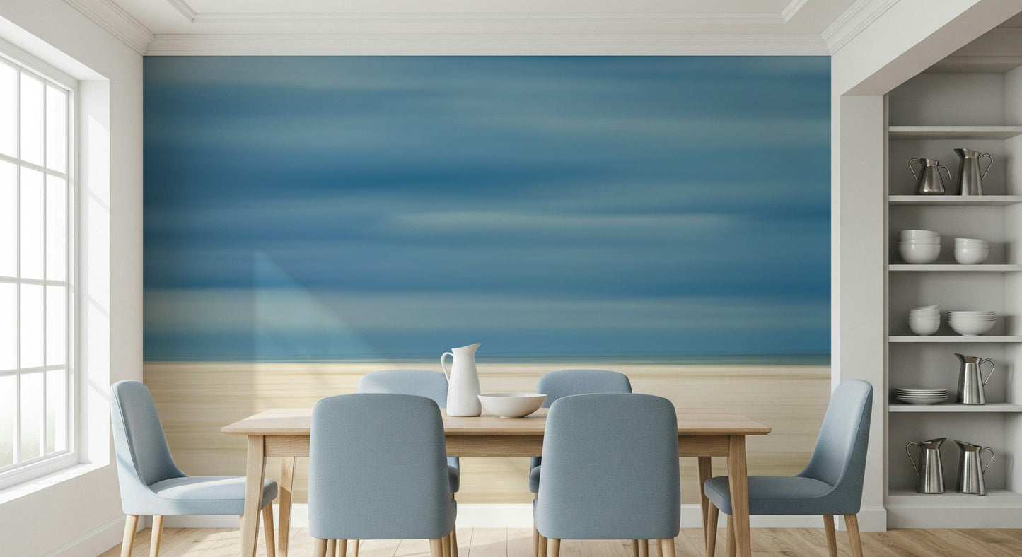 Blurred Beach Serenity Wall Mural -2158001