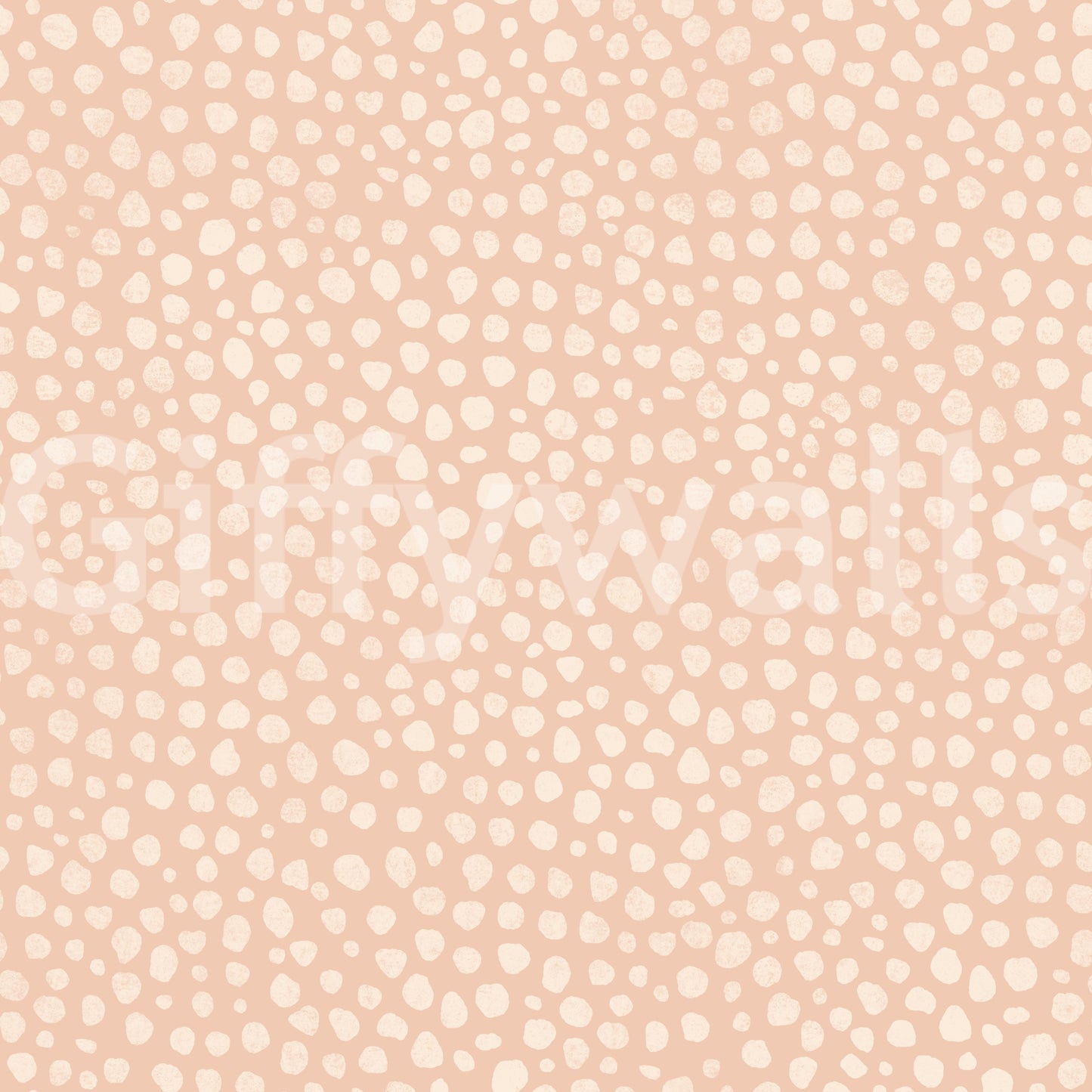 Blush Animal Print Dot Jewel Jungle Wallpaper⁠
