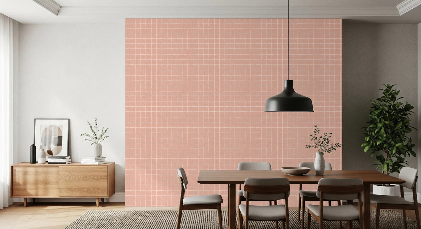 Blush Check Wallpaper⁠