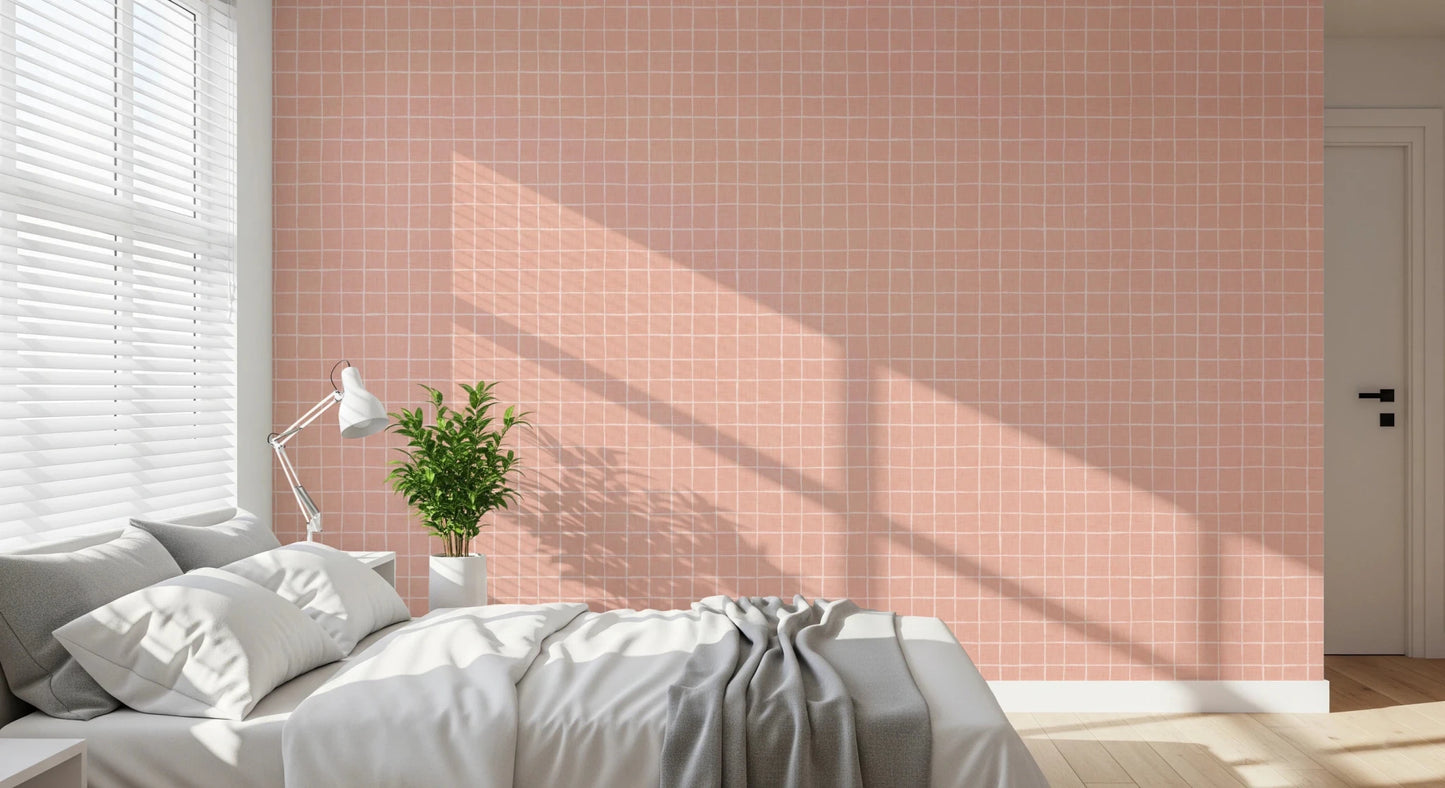 Blush Check Wallpaper⁠