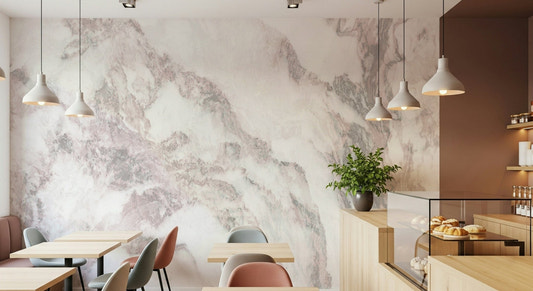 Blush Marble Elegance Wall Mural -2579023
