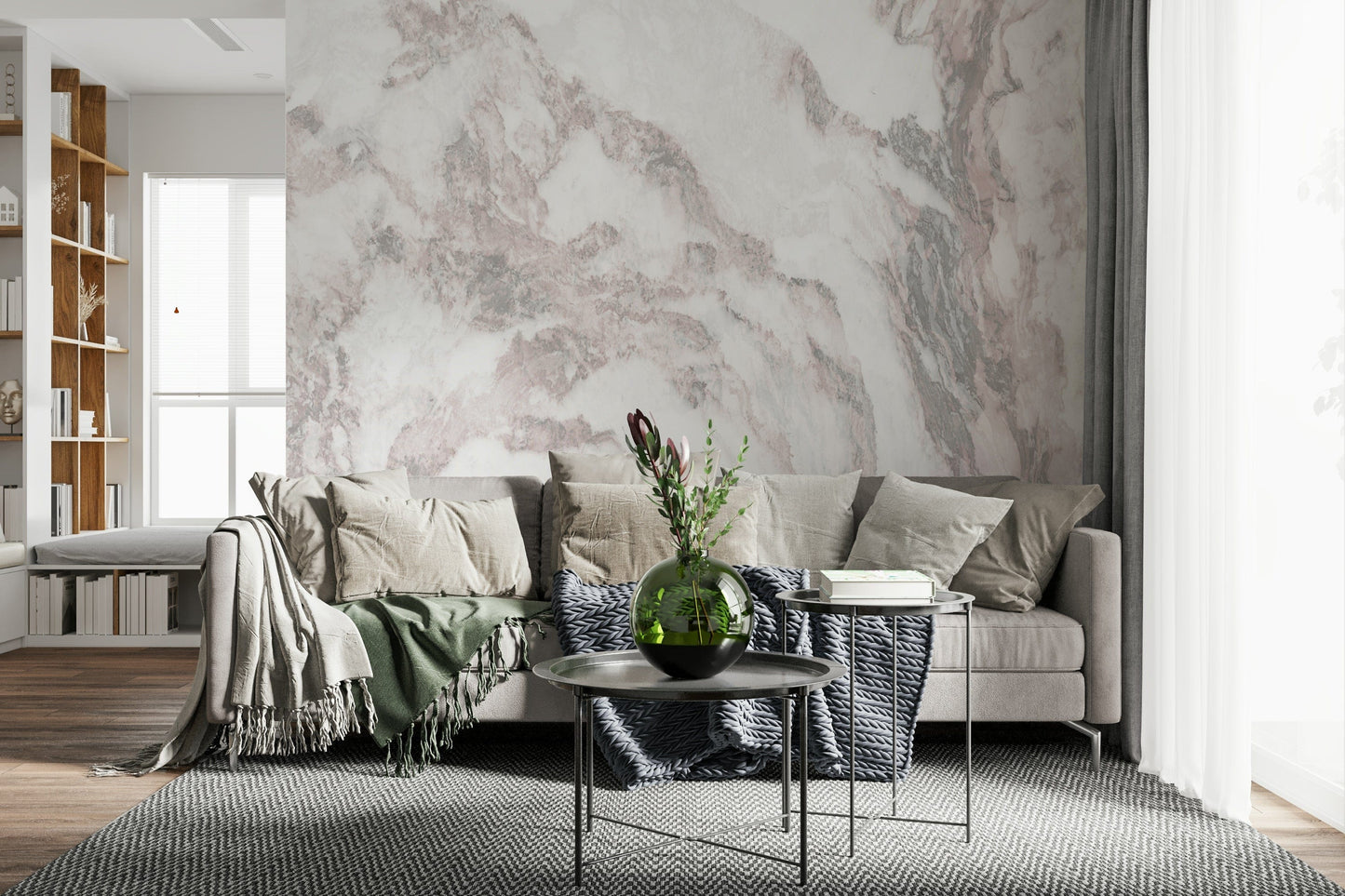 Blush Marble Elegance Wall Mural -2579023