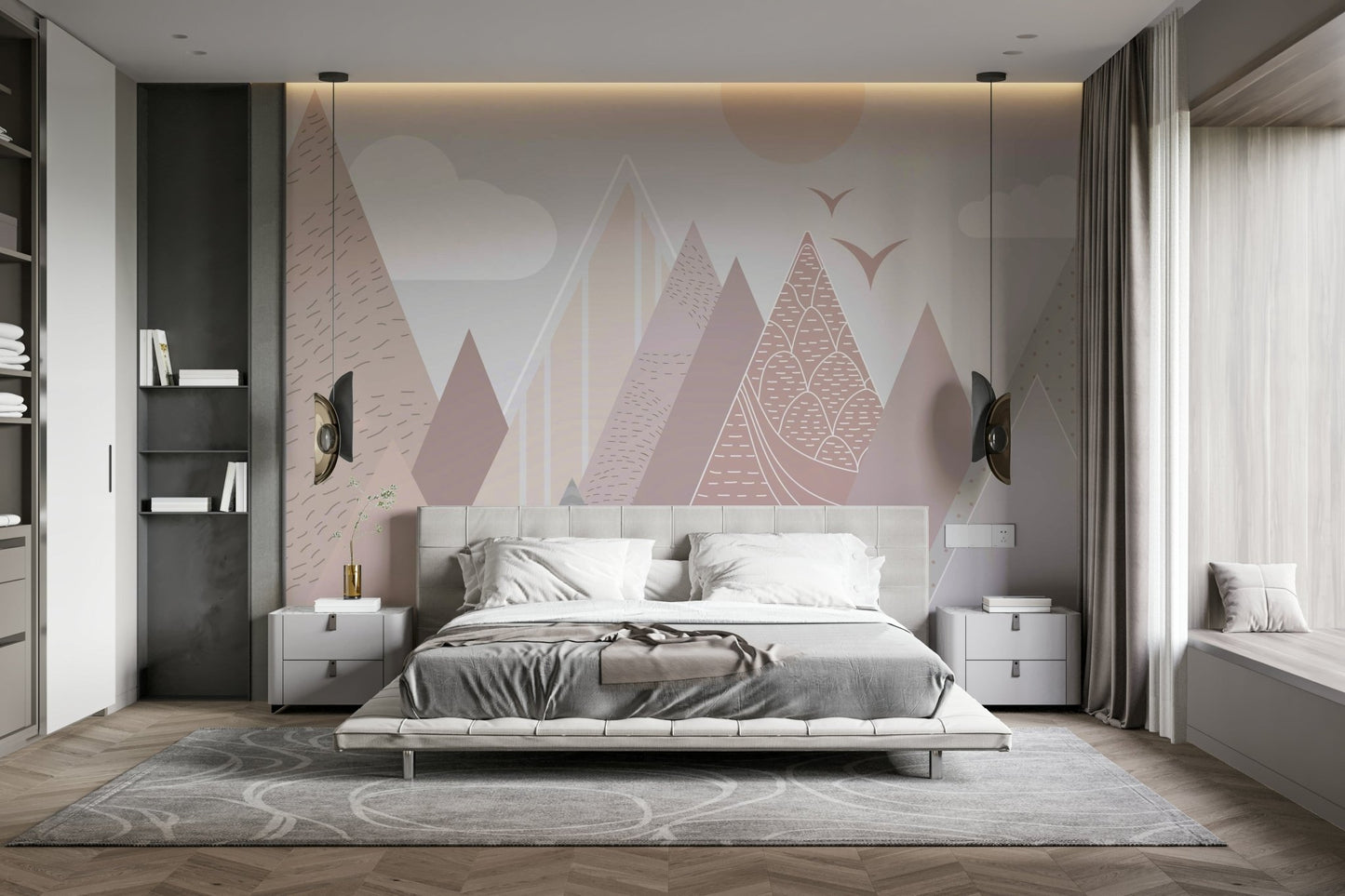 High-resolution image of a mountain scene.

