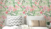Blush rose garden wallpaper for walls


