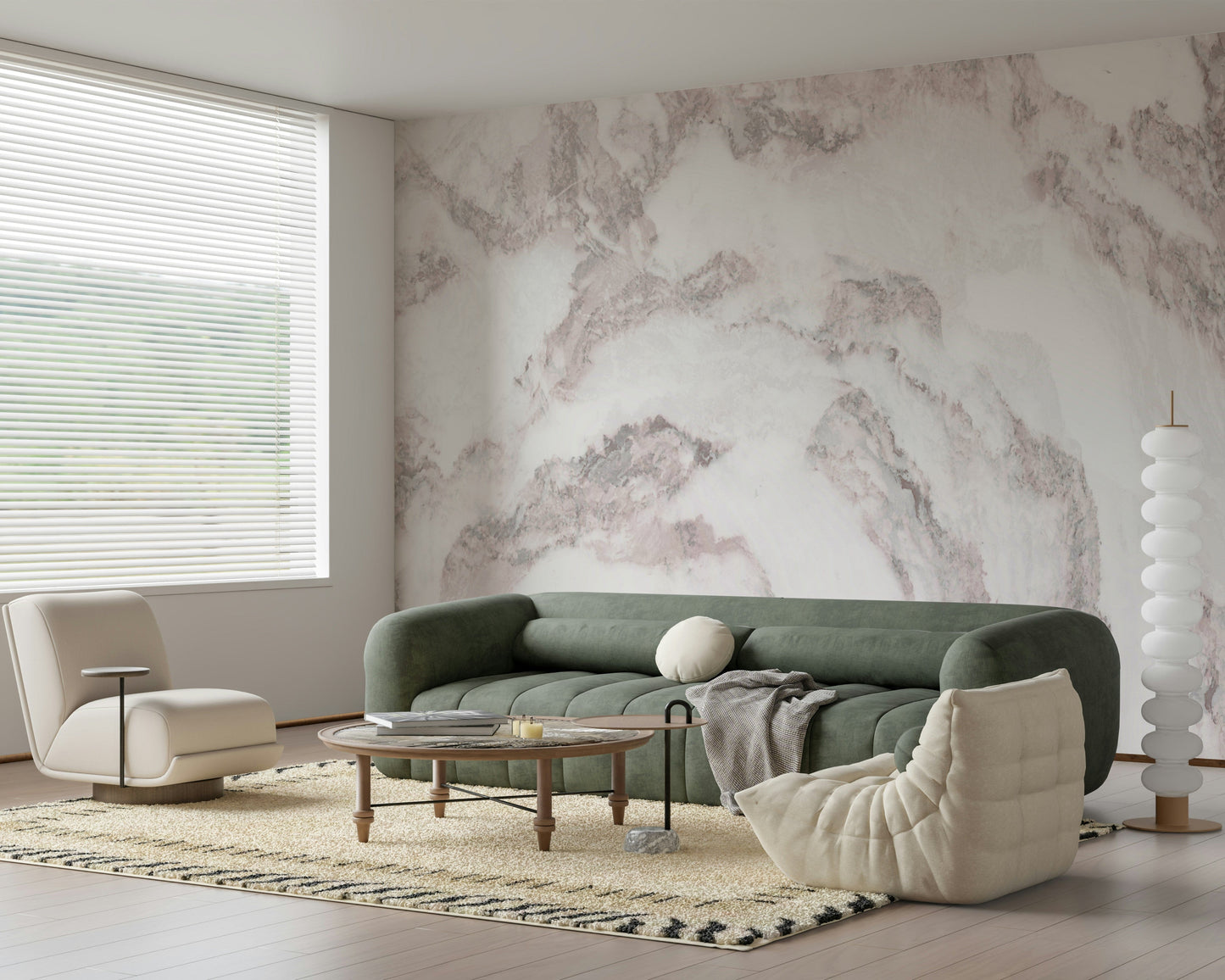 Blush Stone Texture Wall Mural - 2579021