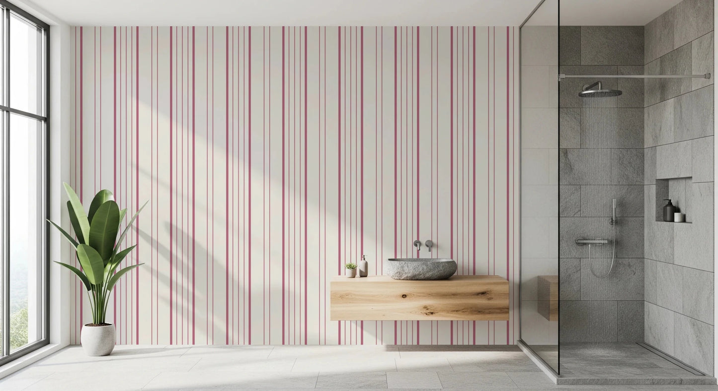 Blush Stripes Wallpaper⁠
