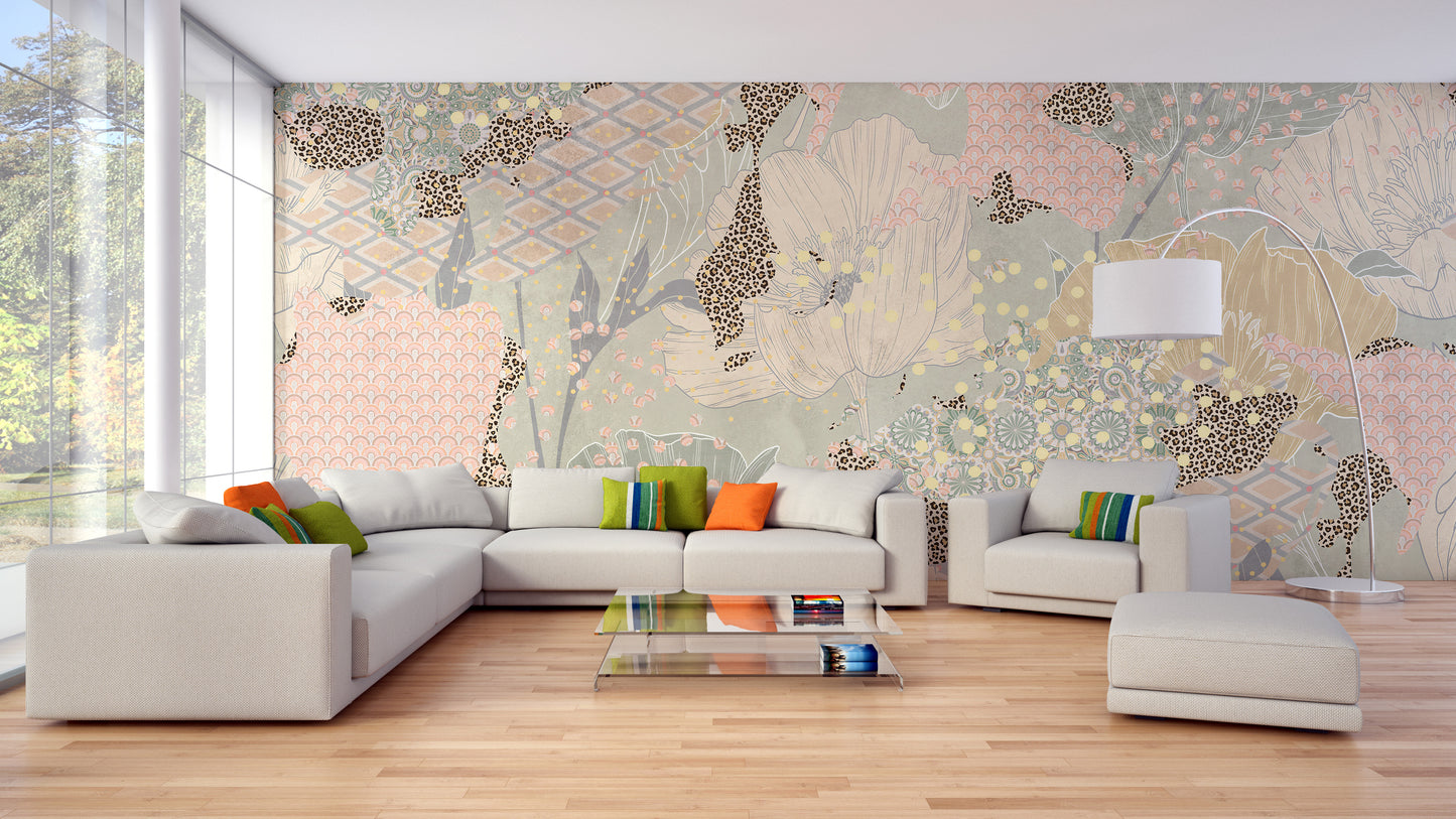 Boho Artistic Wallpaper Murals - Giffywalls