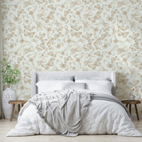 Bohemian style butterflies wallpaper⁠

