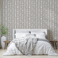 Neutral dark wallpaper with artistic stripes

