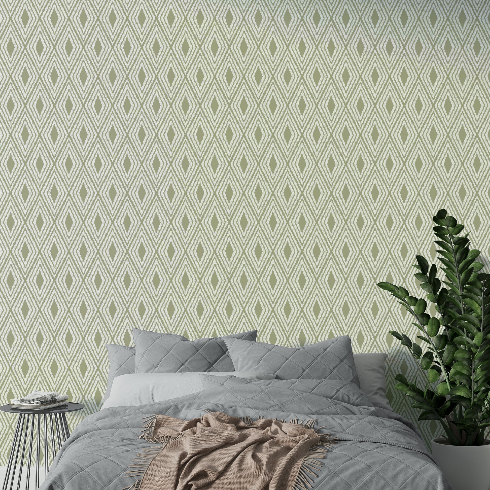 Textured geometric pattern wallpaper mural

