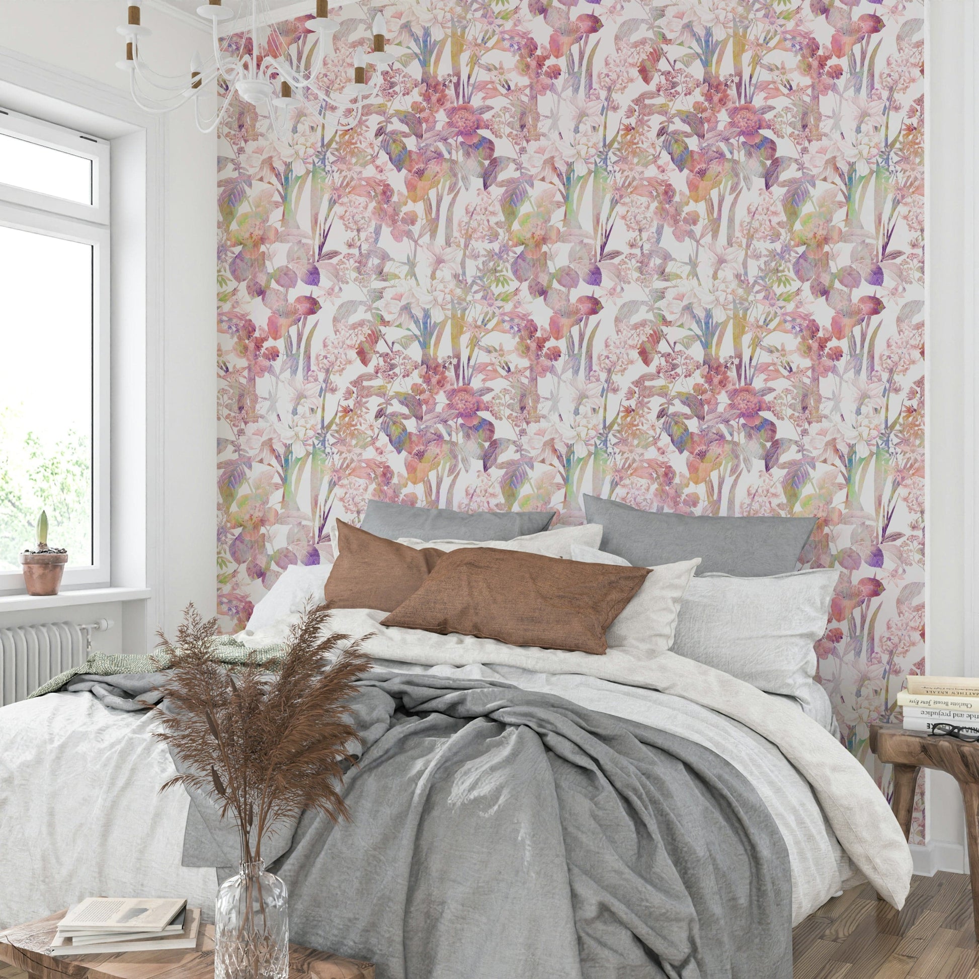 Decorative Boho Flowers charming wallpaper for walls

