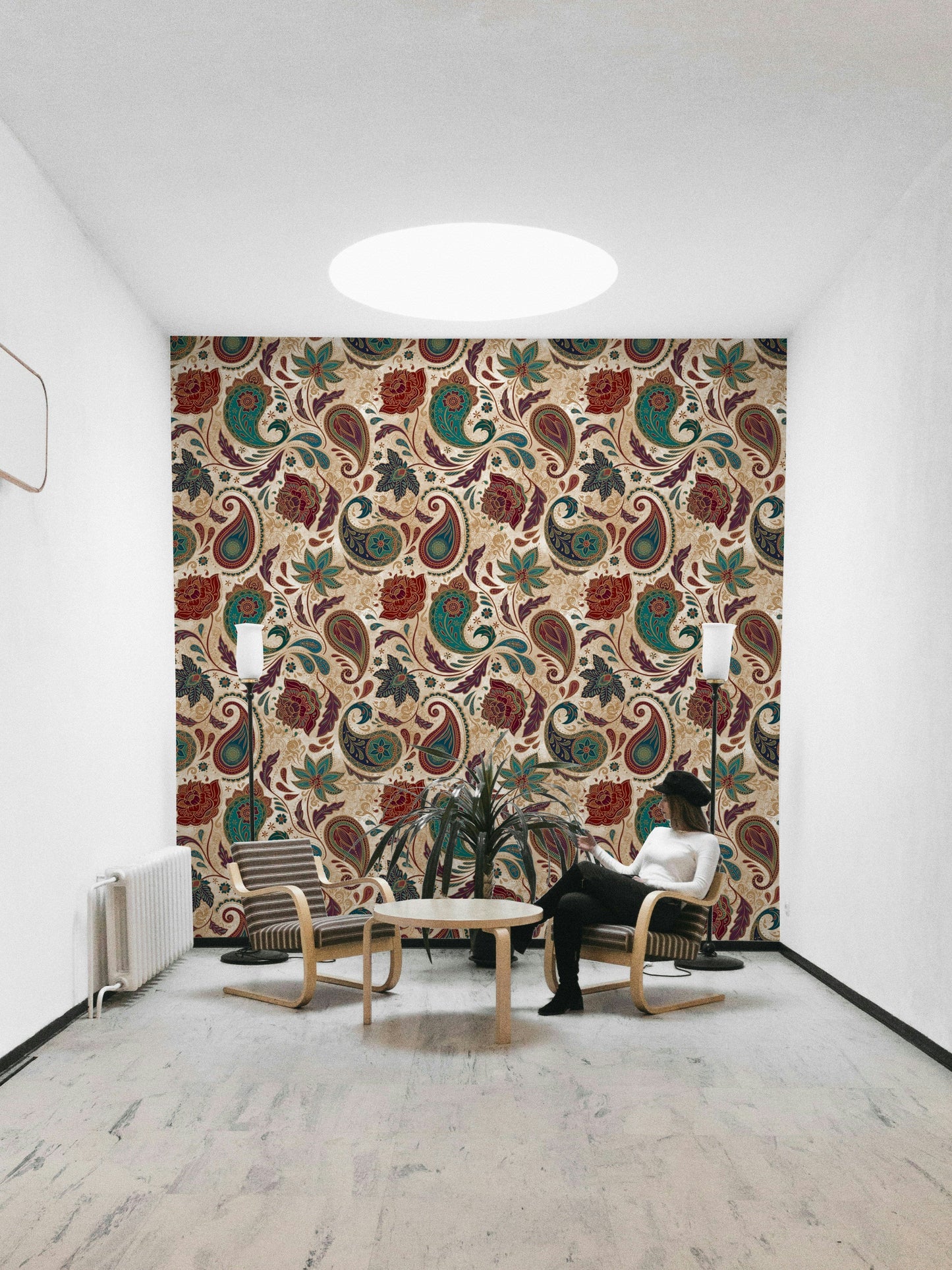 There are subtle, elegant gold accents woven throughout the design.
