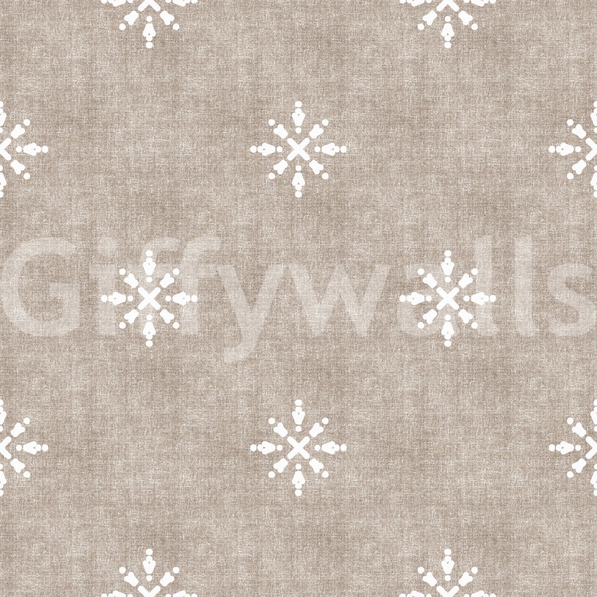 Boho Minimal Ornament Grunge Earthy Beige Wallpaper⁠