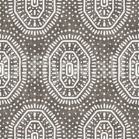 Boho Octagons Crochet Grunge Dark Bark Wallpaper⁠