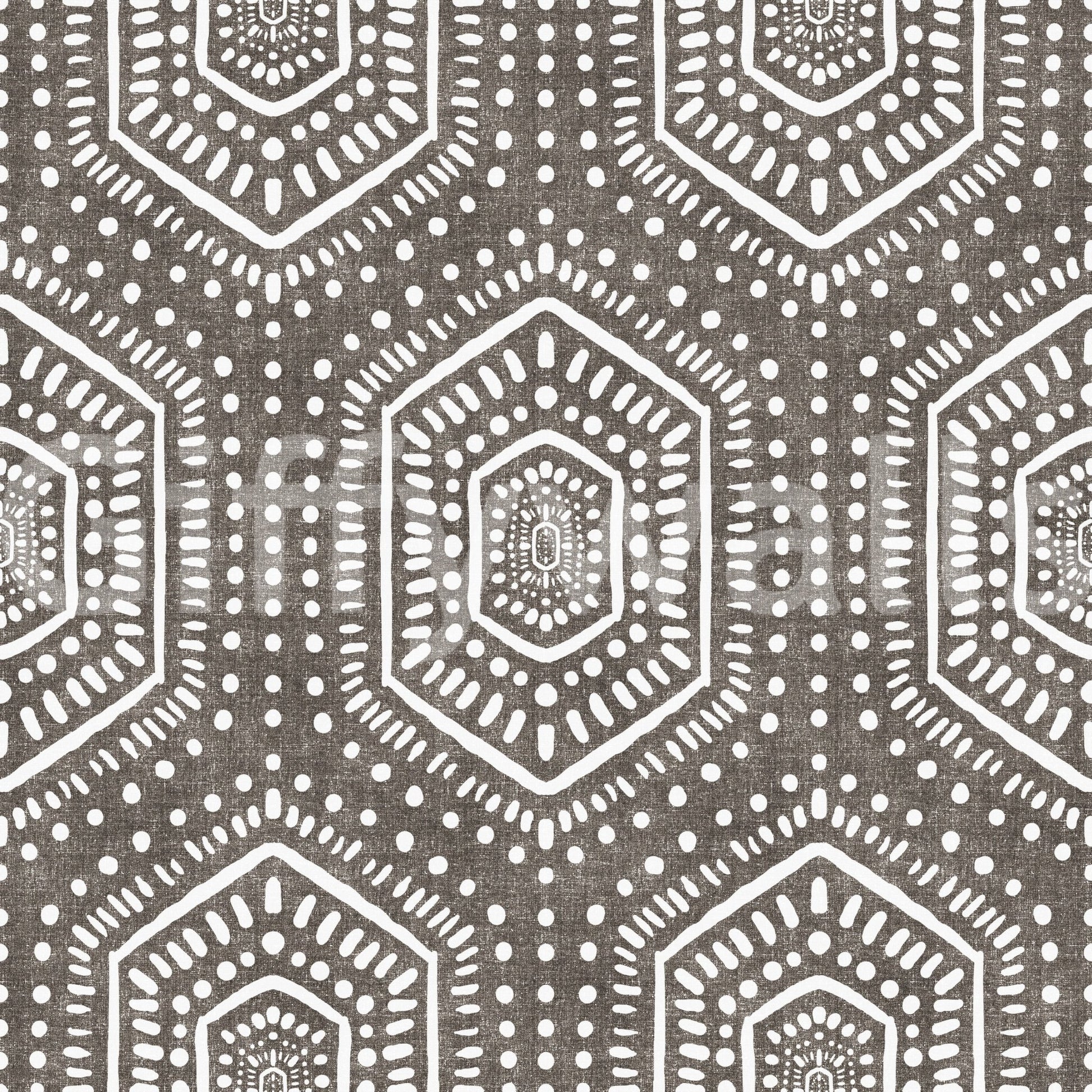 Boho Painted Grunge Dark Bark Wallpaper⁠