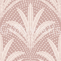 Boho Rustic Palm Radiance Mauve  Wallpaper⁠