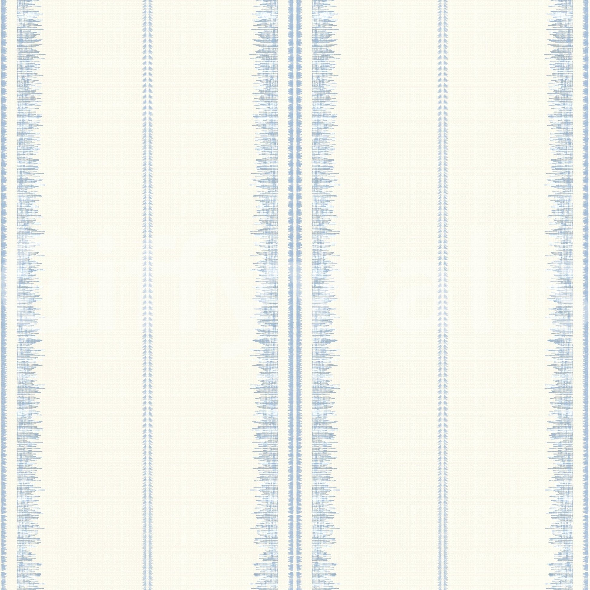 Relaxing sky blue Boho Stripes wallpaper for modern spaces

