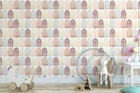 Minimalist boho watercolor wallpaper pattern
