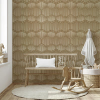 The design has a layered, textured look with no sharp lines.

