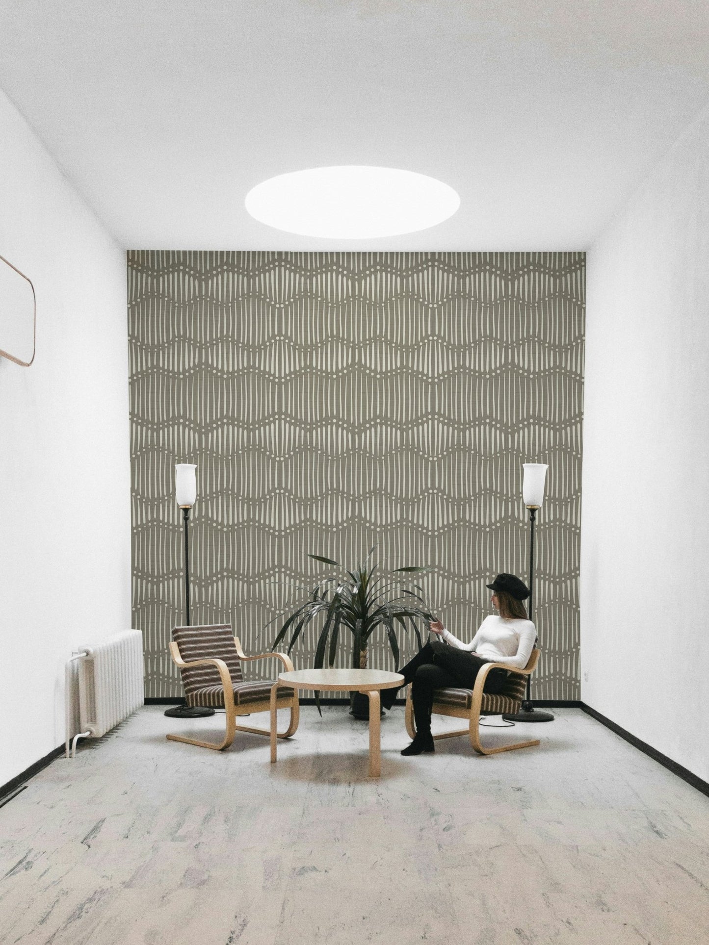 The design has a layered, textured look with no sharp lines.

