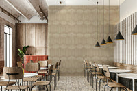 The colors are soft and gentle, with many shades of sand, beige, and light brown.

