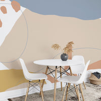 Unique vector shape wallpaper for interiors
