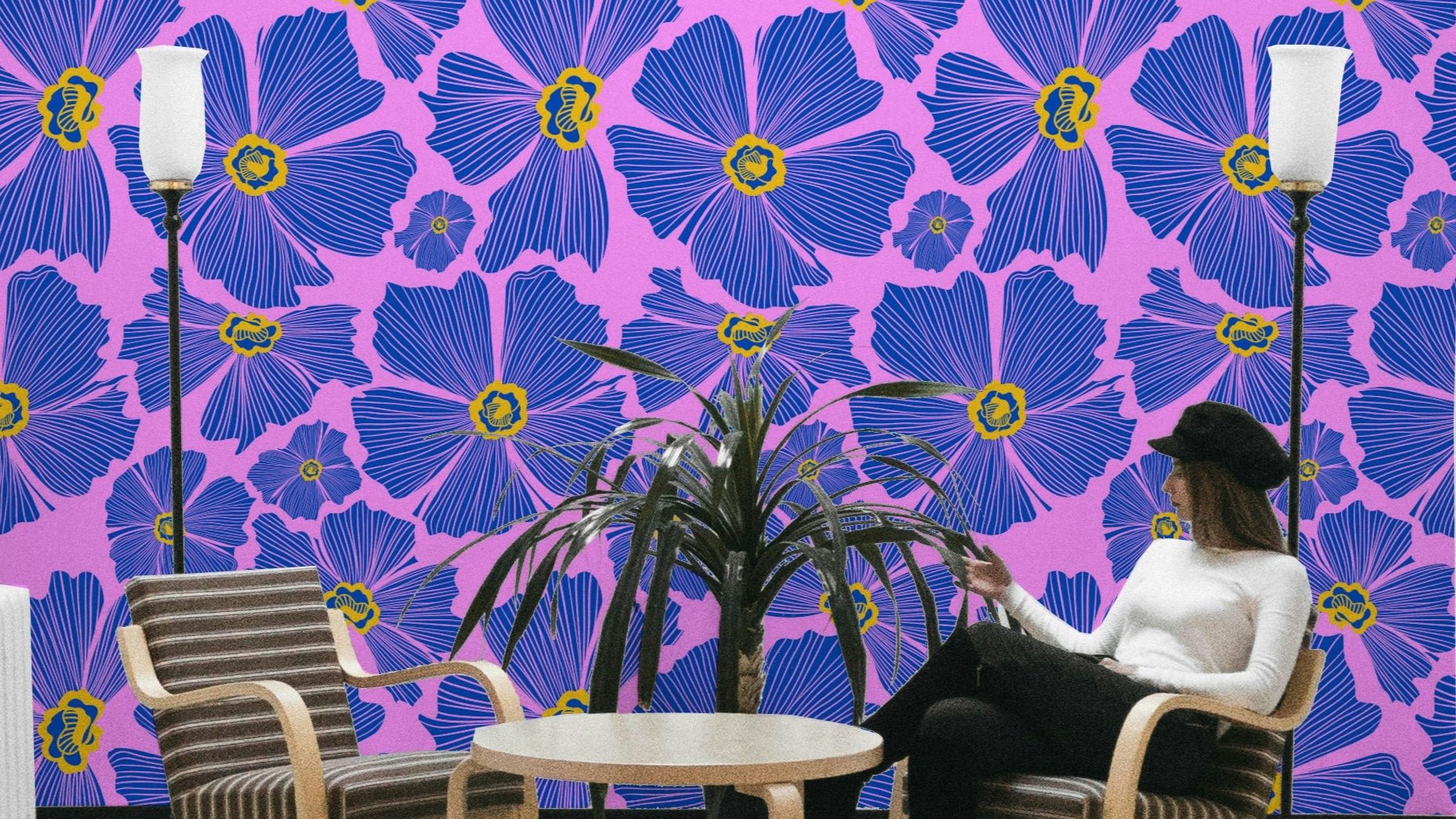 The colors are vibrant, bold, and cheerful.

