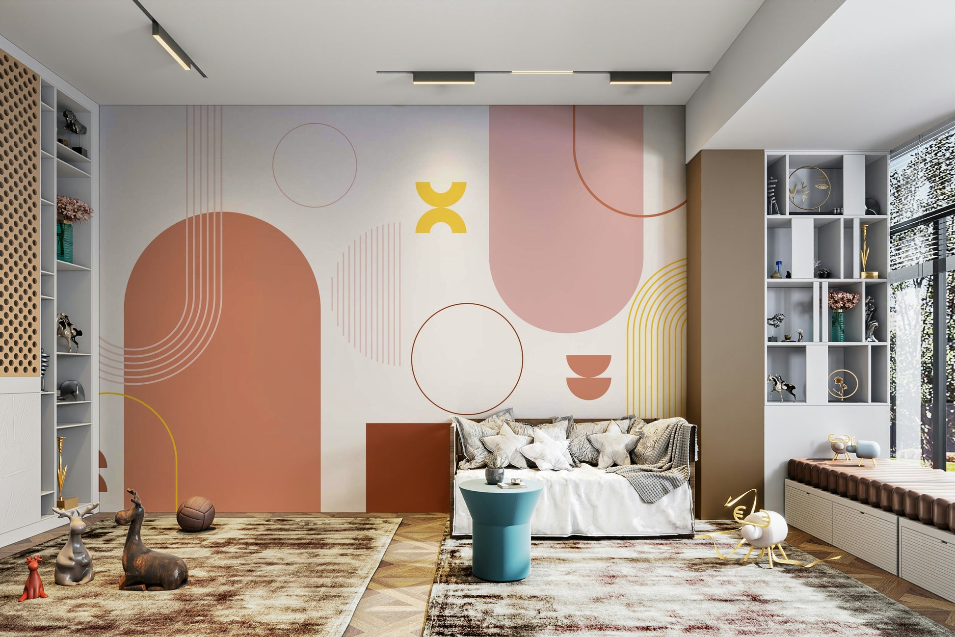 Graphic Bold Boho Geometry for Walls

