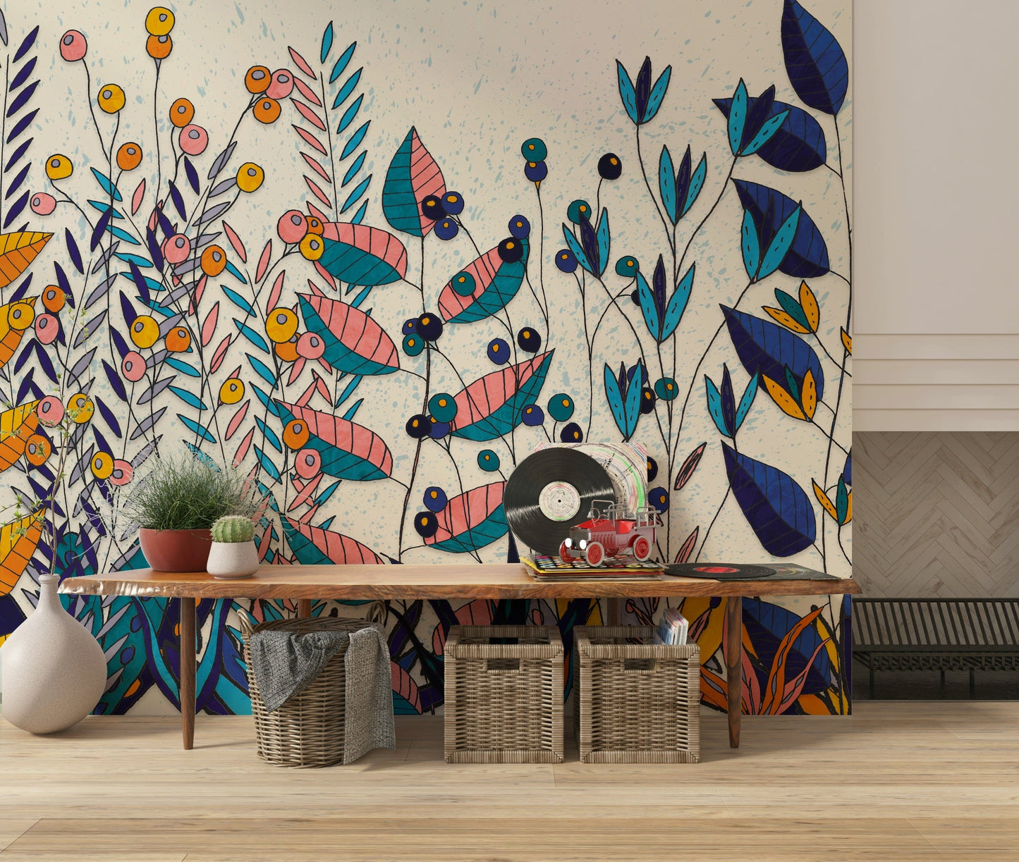Eclectic Bold Garden Wall Mural