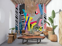 A beautiful vintage map wallpaper mural for an adventurer.