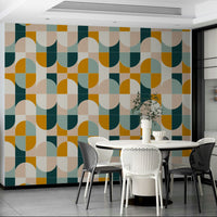 Powerful geometric tile pattern.


