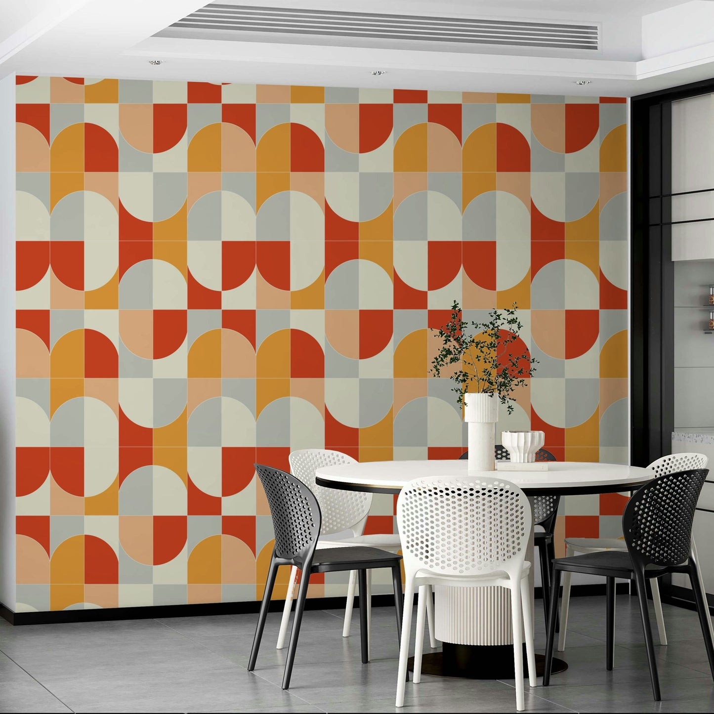 Unique and abstract geometric pattern.

