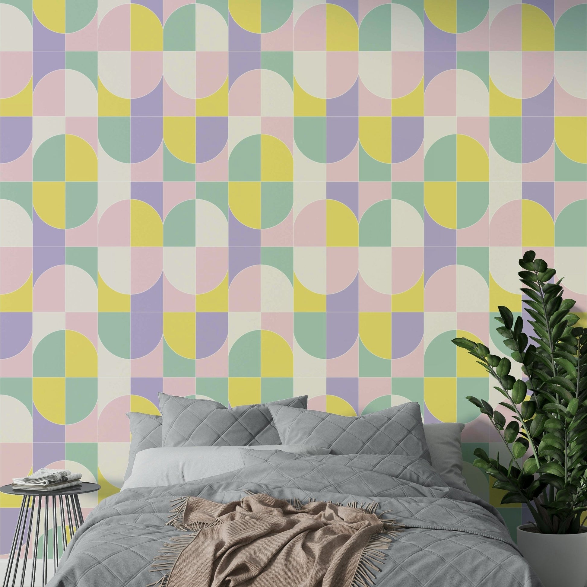 Powerful geometric tile pattern.

