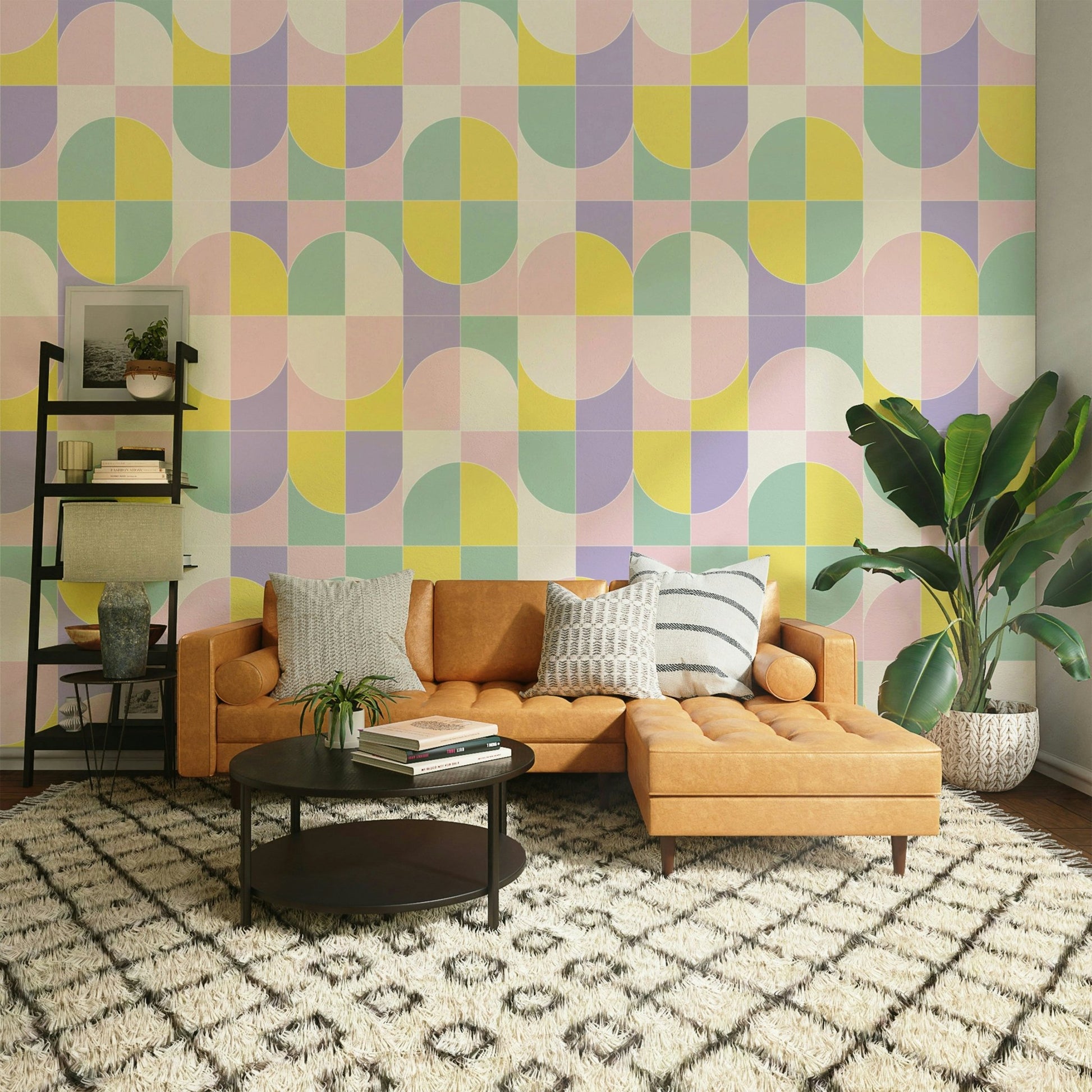 Unique and abstract geometric pattern.


