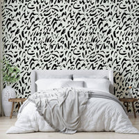 High-quality image of the brush doodle wallpaper

