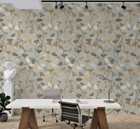 Stylish botanical wallpaper with elegant patterns