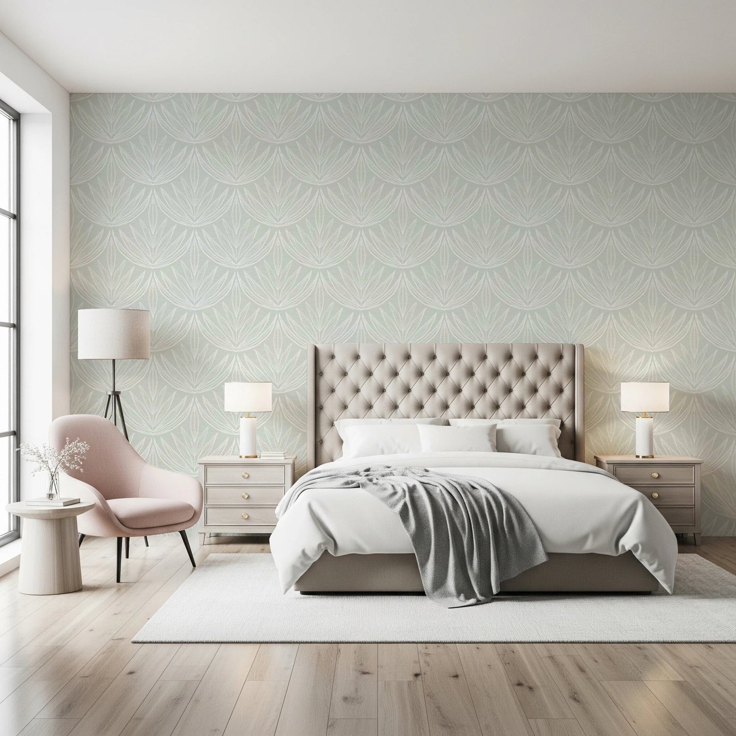 Botanical Breeze Wallpaper⁠