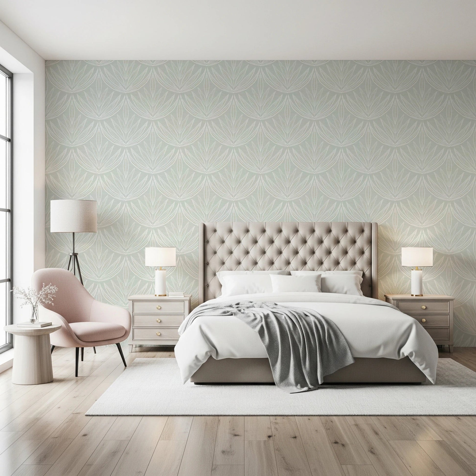 Botanical Breeze Wallpaper⁠