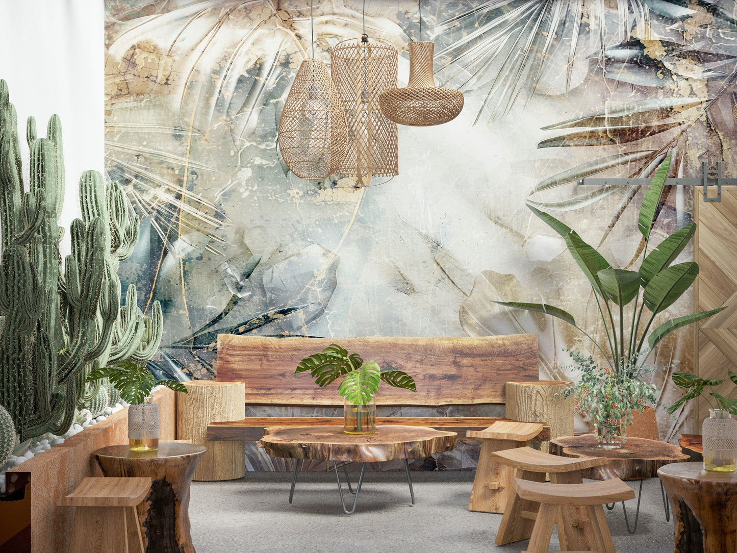 Ethereal Foliage Wall Mural - 2792249