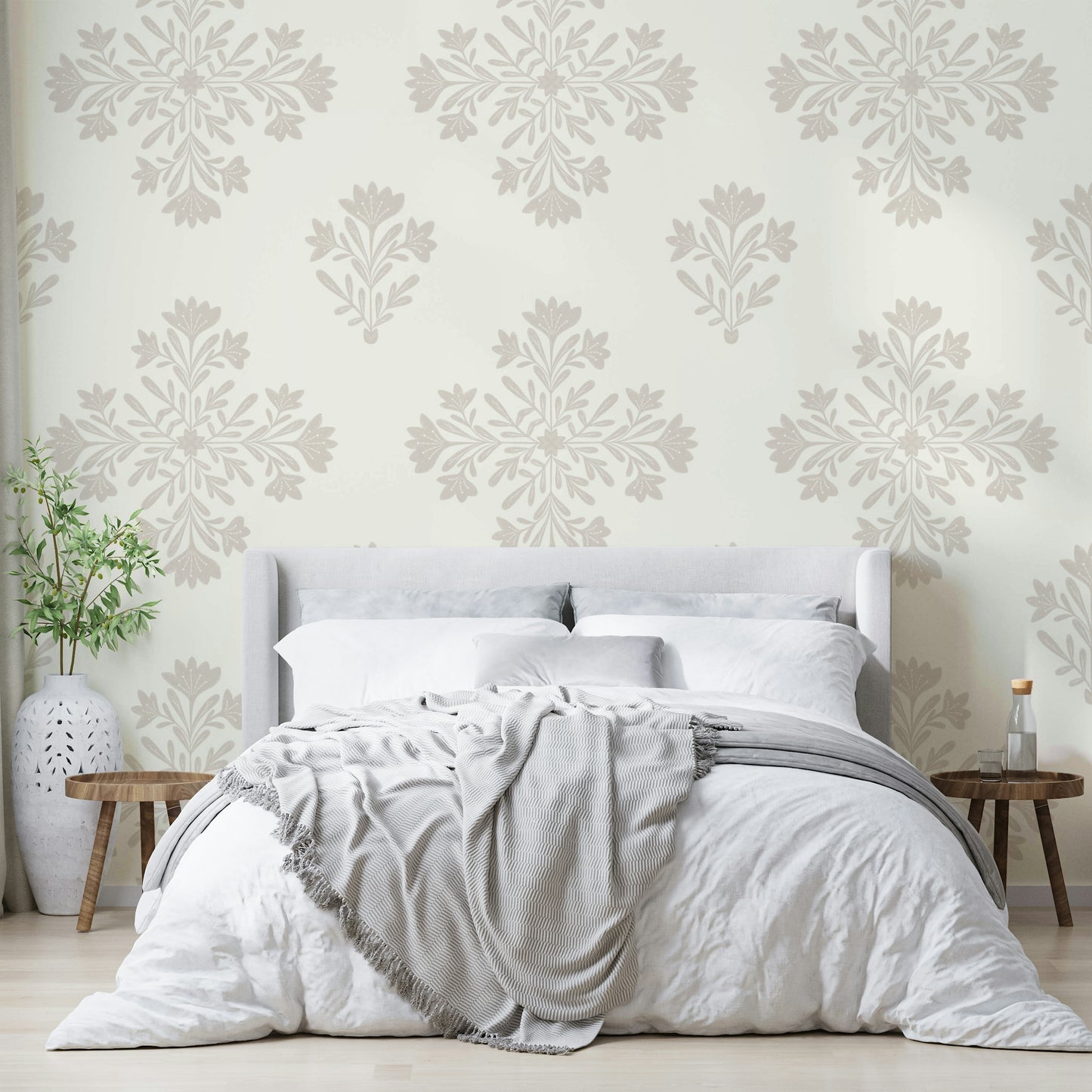 Graceful floral wallpaper

