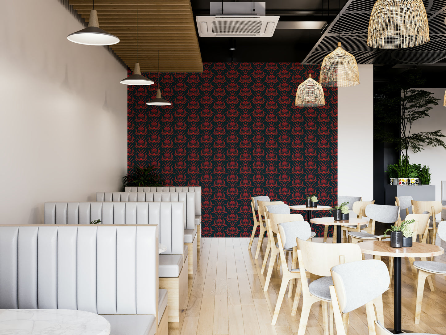 Stylized Botanical Damask