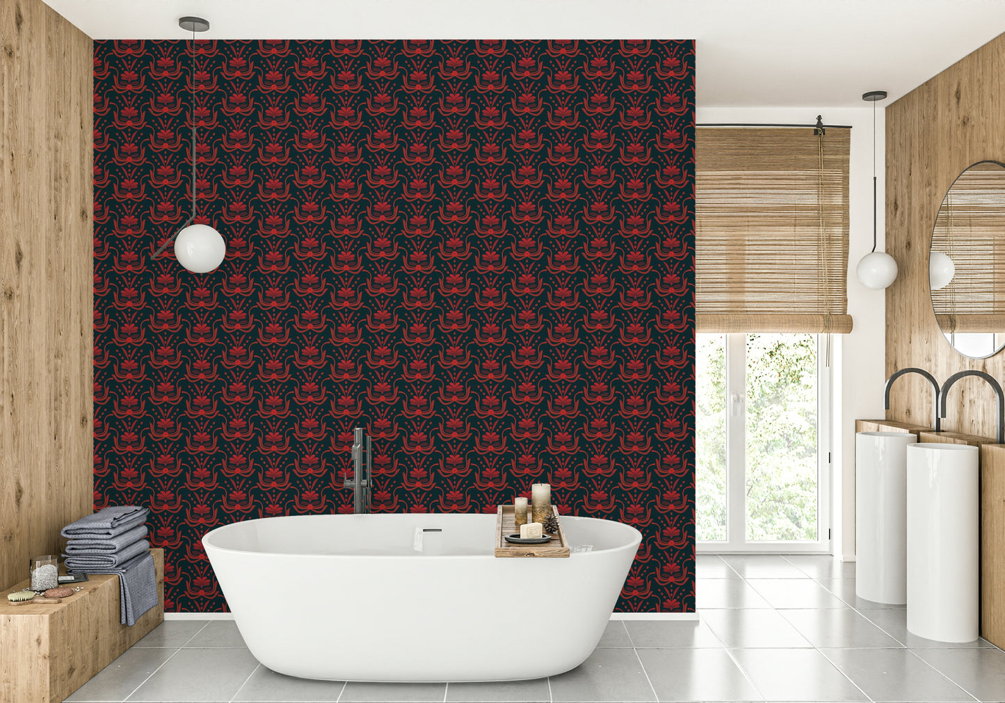 Stylized Botanical Damask