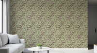Botanical Echo Scattered Leaves Wallpaper⁠