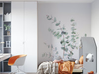 Light nature-inspired wallpaper with gentle forms

