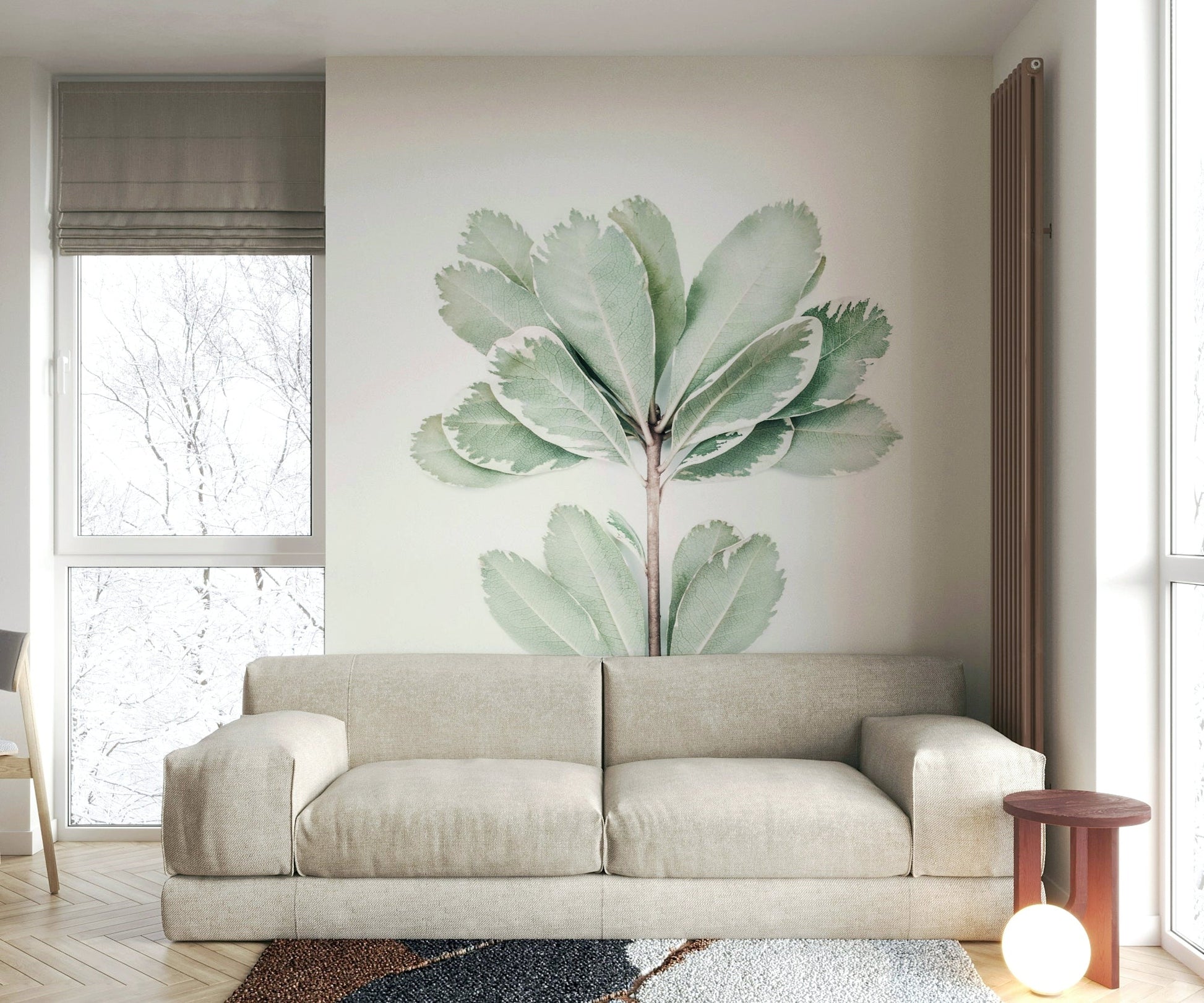 Classic room with Botanical II wallpaper

