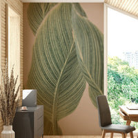 Minimalist botanical lines wall art for chic interiors.

