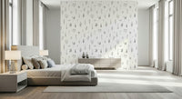Simple botanical design featuring black ink flower drawings on a smooth off-white surface