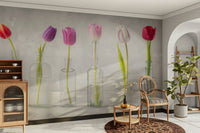 A large-scale botanical photography print.

