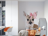 Adorable wall mural that suits a variety of room themes

