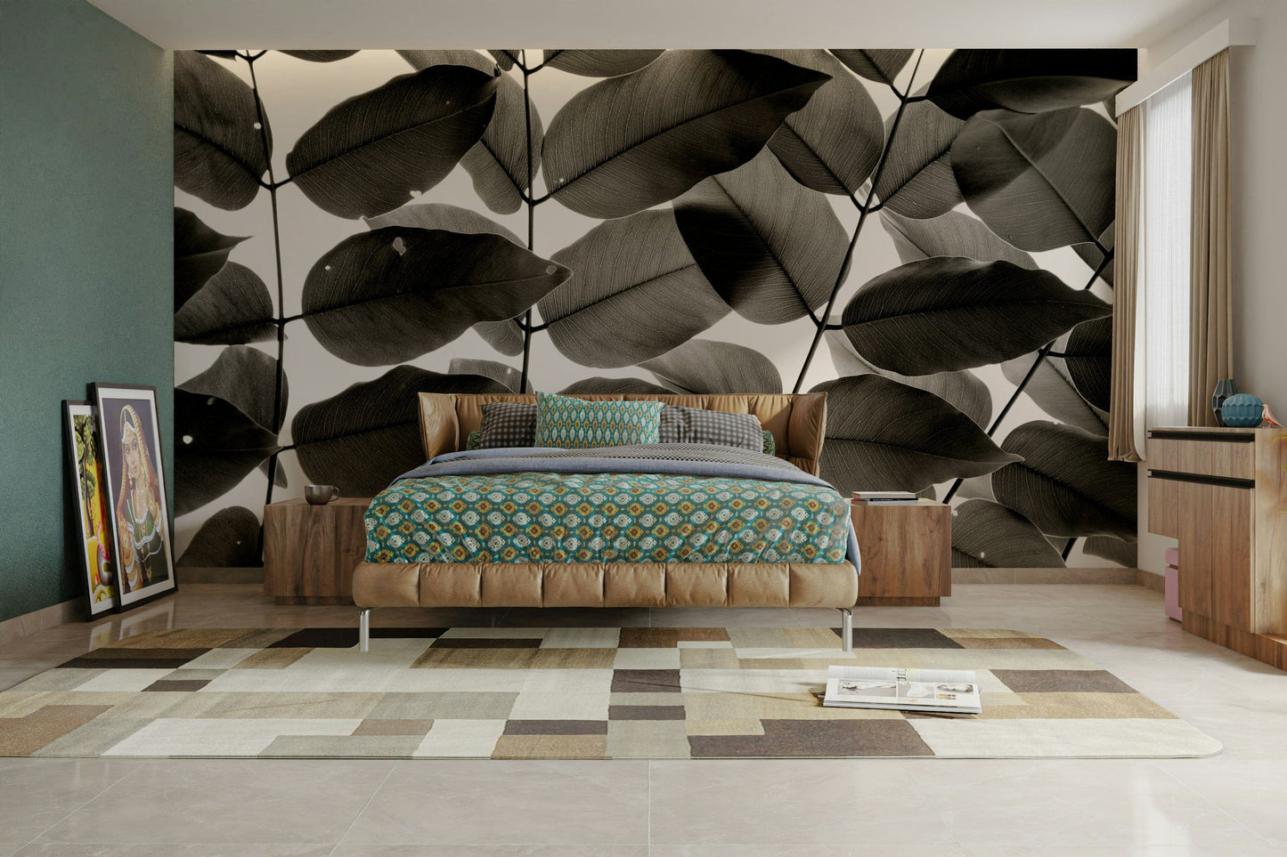 A tranquil subtle branch wall mural for your decor.

